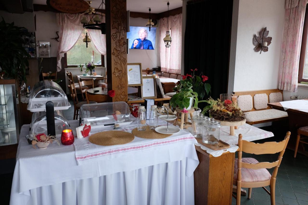 Cafe Pension Sonnenkanzel Staatsbad Brückenau Екстериор снимка