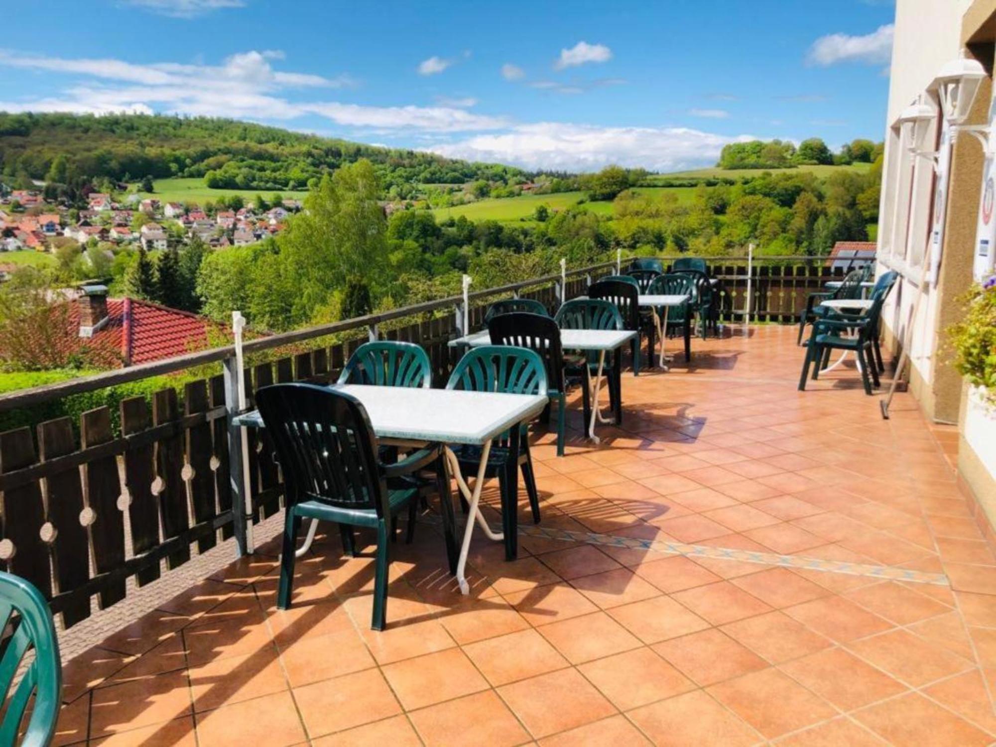 Cafe Pension Sonnenkanzel Staatsbad Brückenau Екстериор снимка